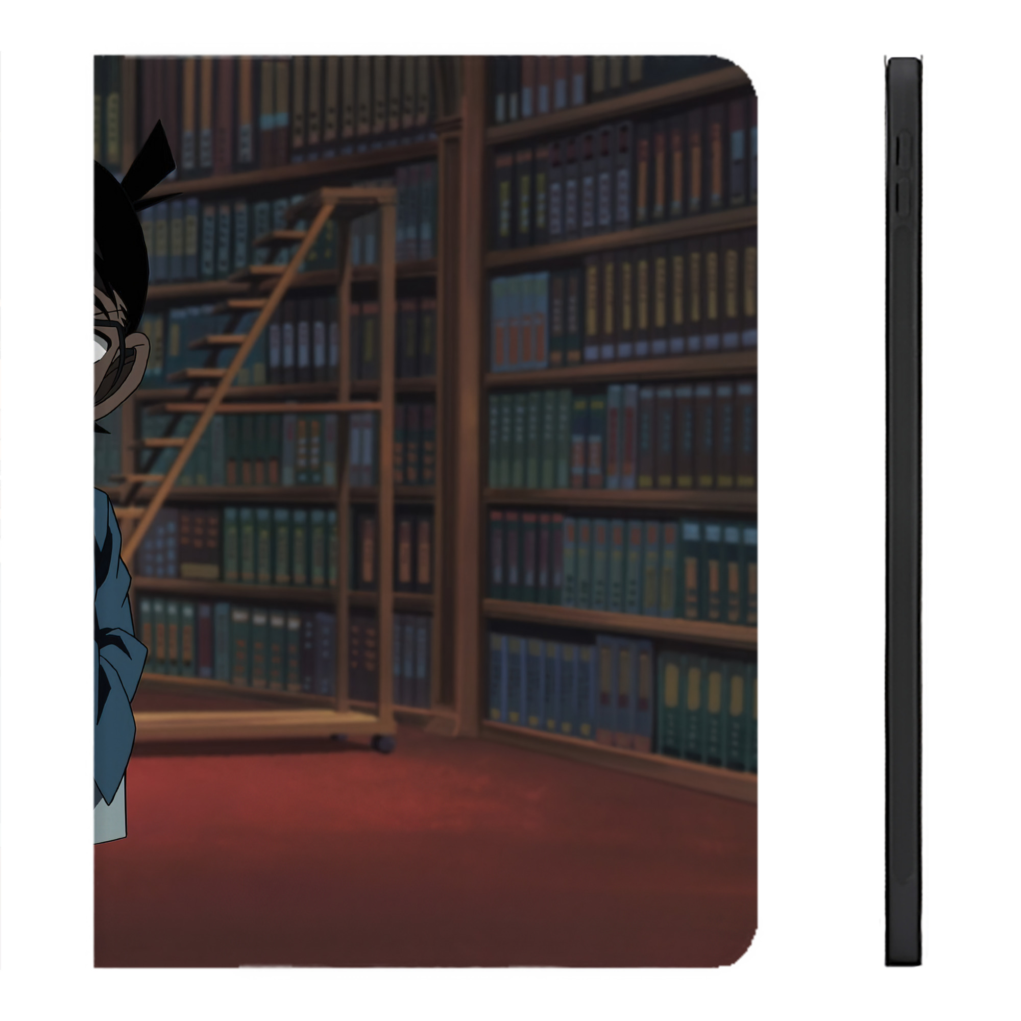 （画像用） 名探偵コナン Detective Conan IPadケース ペンホルダー付き ブックスタイルデザイン